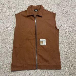 Boohooman x Rave Workwear Vest